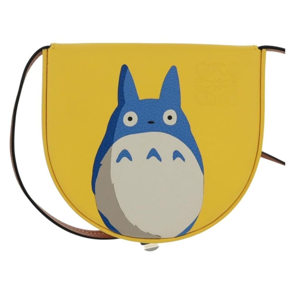 Loewe x Studio Ghibli My Neighbor Medium Totoro Heel Pouch Mini Yellow